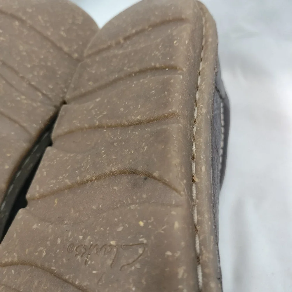 Clarks brown leather